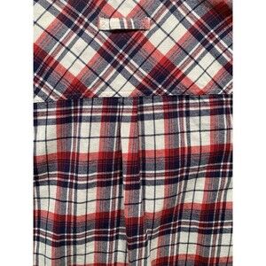 Legendary Whitetails Buck Camp XXXL 100% Cotton Flannel RED WHITE BLUE Plaid